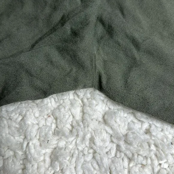 CiSono Linen Collection Olive Green Paperbag Waist Straight Leg PullOn Pant EE13 - Picture 13 of 13